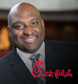 Chick-Fil-A Vice President of Corporate Social Responsibility Rodney Bullard shares a leader’s need for grace and forgiveness